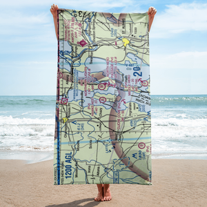 Hawk's Nest Airport (88VT) VFR Sectional Towel