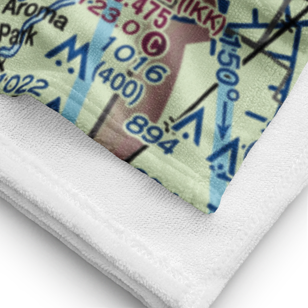 Hawker Airport (12IL) VFR Sectional Towel 