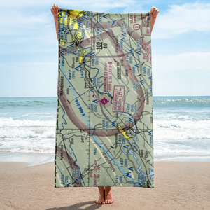 Hawkins County Airport (RVN) VFR Sectional Towel