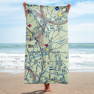 Hawkinsville Pulaski County Airport (51A) VFR Sectional Towel