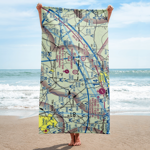 Hawks Meadow Airport (07NC) VFR Sectional Towel