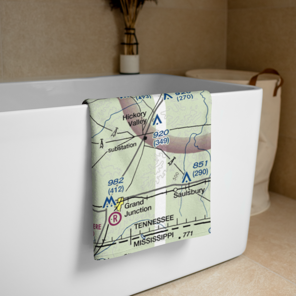 Hawks Nest Airport (4TN3) VFR Sectional Towel 