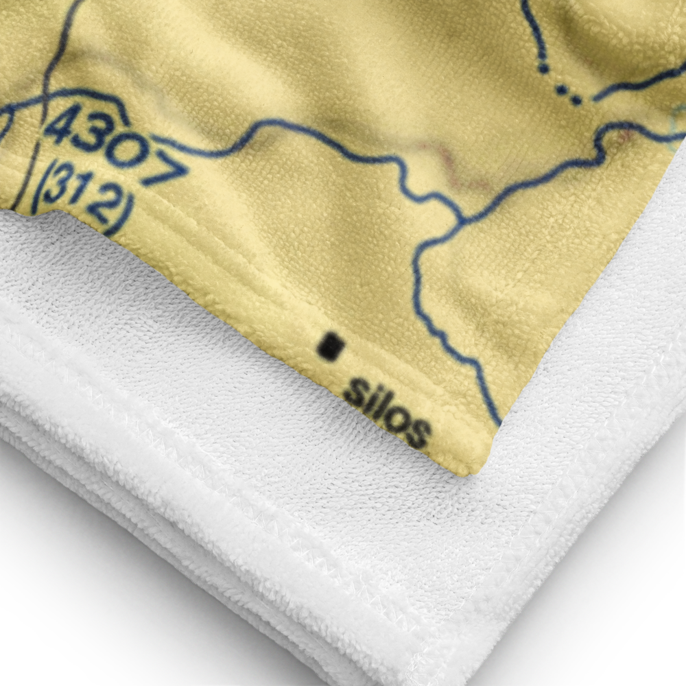 Hay Springs Municipal Airport (4V6) VFR Sectional Towel 