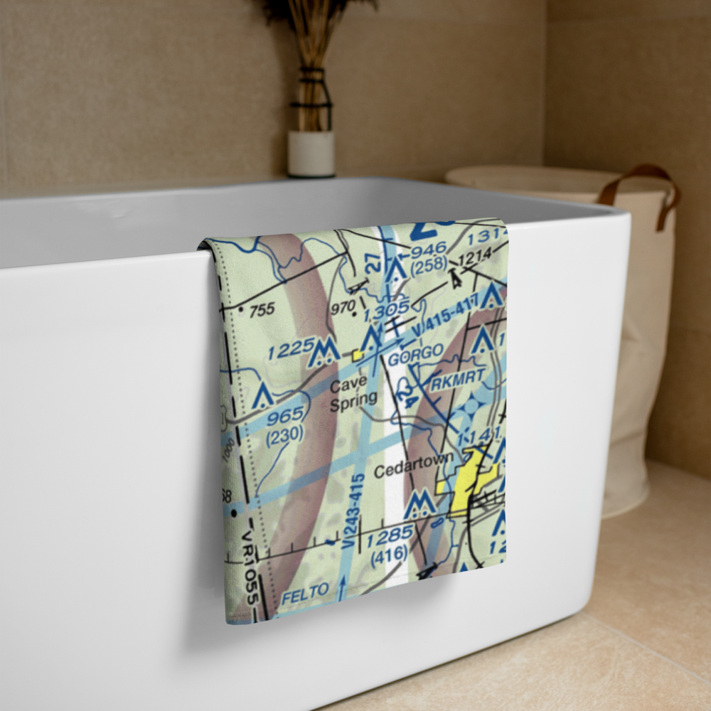 Headquarters Airport (AL27) VFR Sectional Towel 