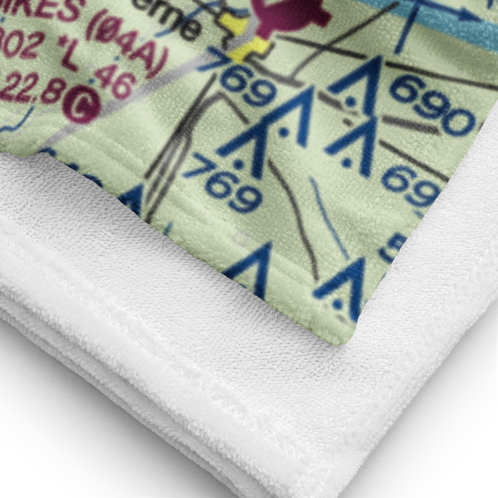 Heart of Dixie Aero Estates Airport (68AL) VFR Sectional Towel 