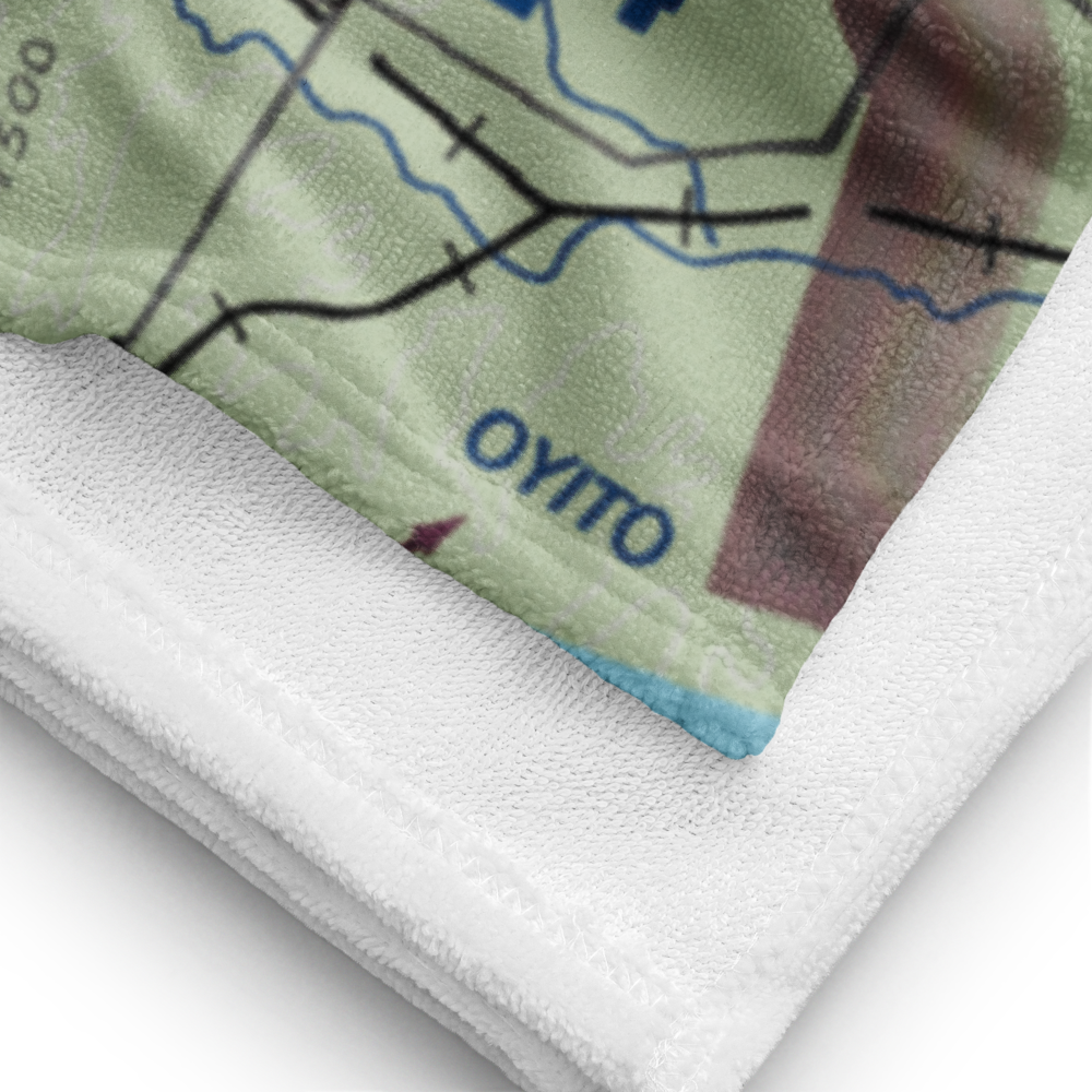 Hebron Municipal Airport (HJH) VFR Sectional Towel 