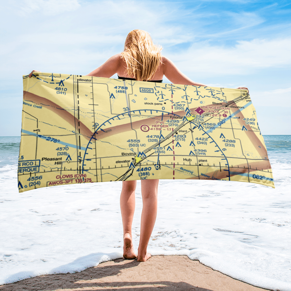 Hefner Farms Airport (7TS9) VFR Sectional Towel 