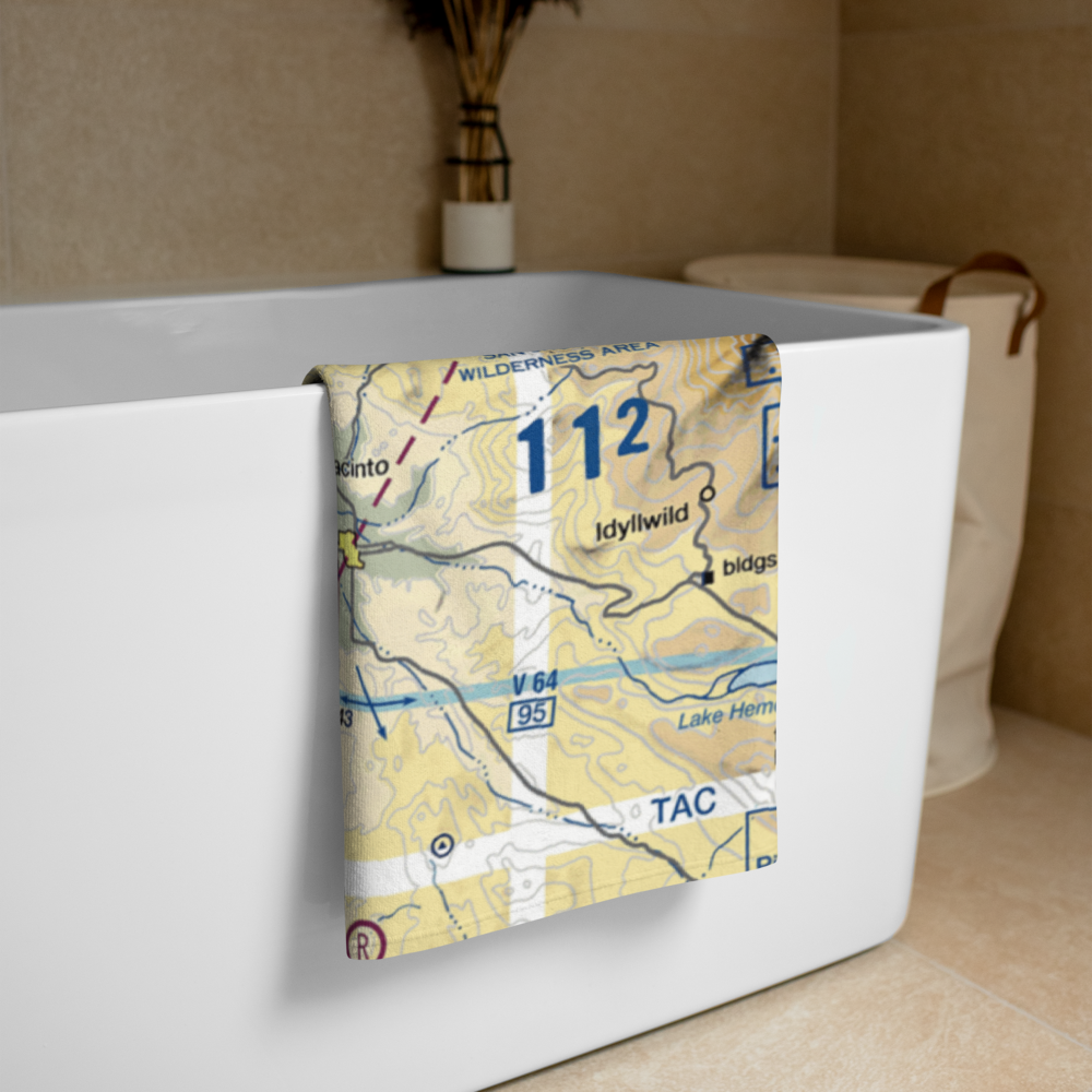 Hemet Ryan Airport (HMT) VFR Sectional Towel 