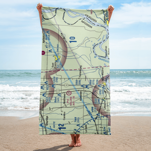 Henderson Mounds E B G Airport (MO57) VFR Sectional Towel