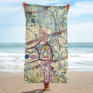 Hendersonville Airport (0A7) VFR Sectional Towel