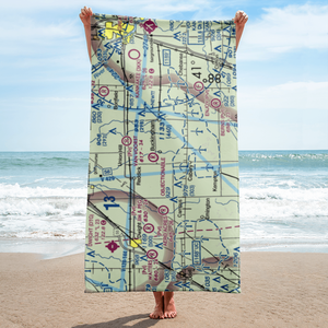 Hendrix Airport (IS86) VFR Sectional Towel