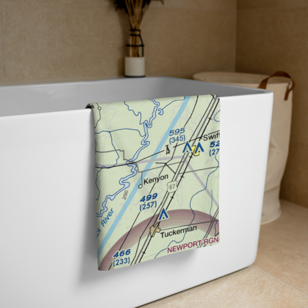 Henley Aerodrome (28AR) VFR Sectional Towel 