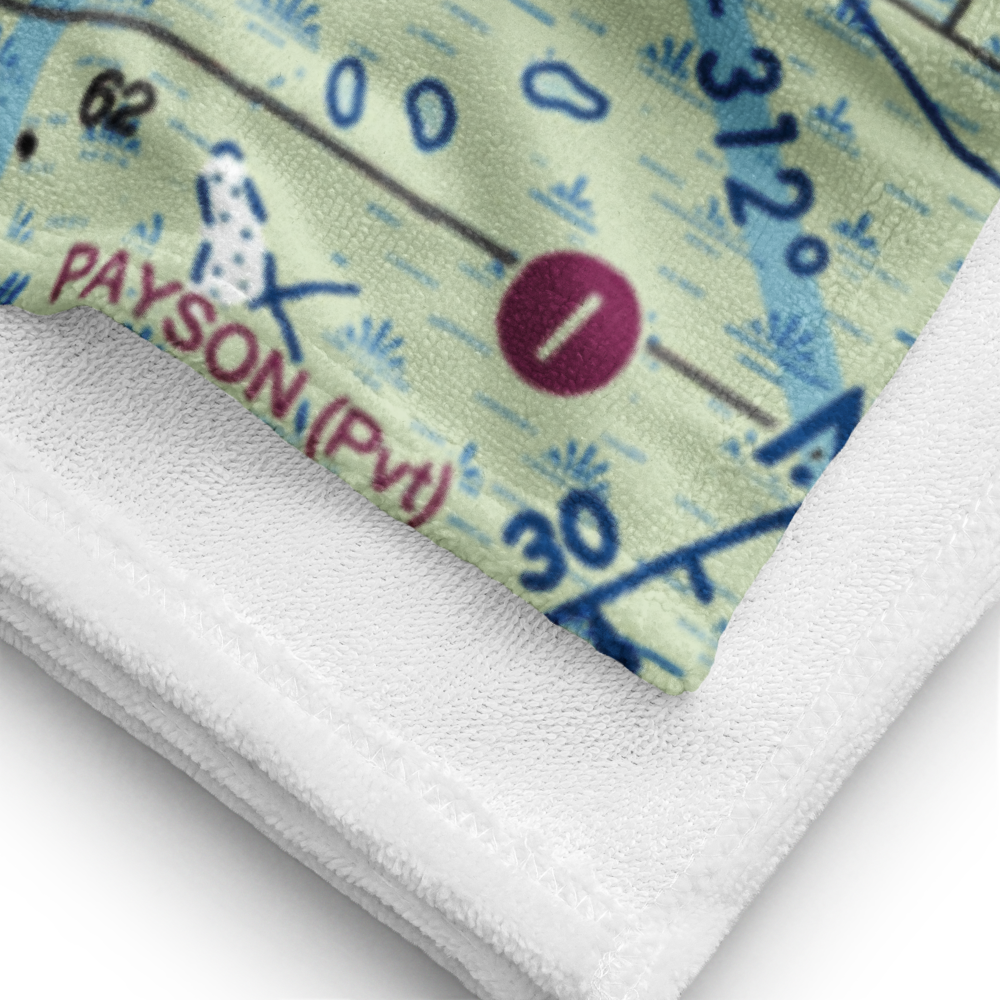 Hennessy Airport (26FD) VFR Sectional Towel 