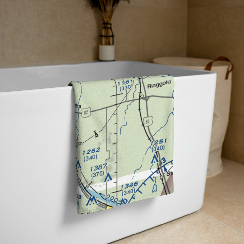 Henrietta Airport (8TS2) VFR Sectional Towel 