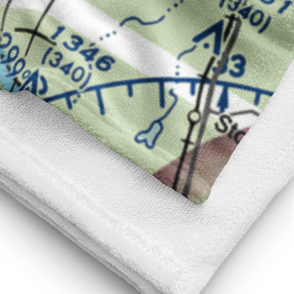 Henrietta Airport (8TS2) VFR Sectional Towel 