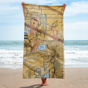 Henry's Lake Airport (U53) VFR Sectional Towel
