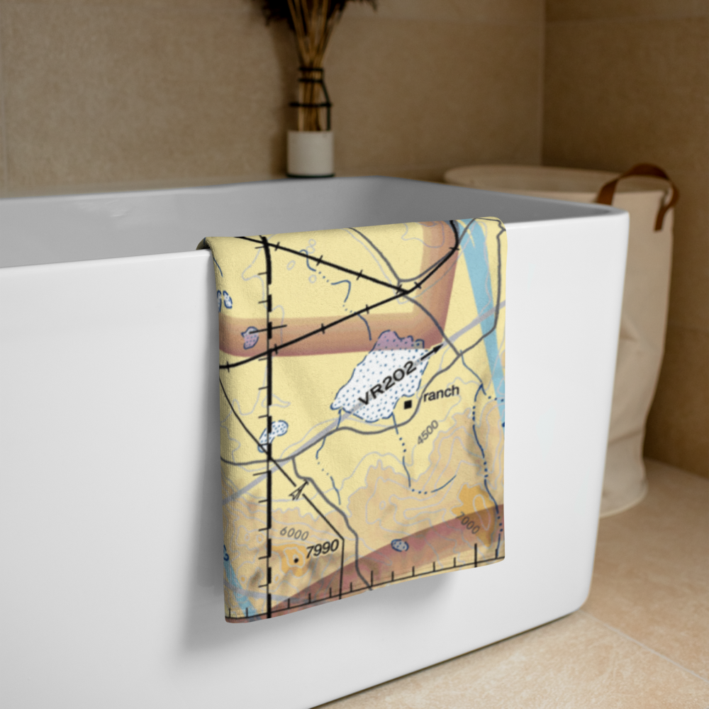 Herlong Airport (H37) VFR Sectional Towel 