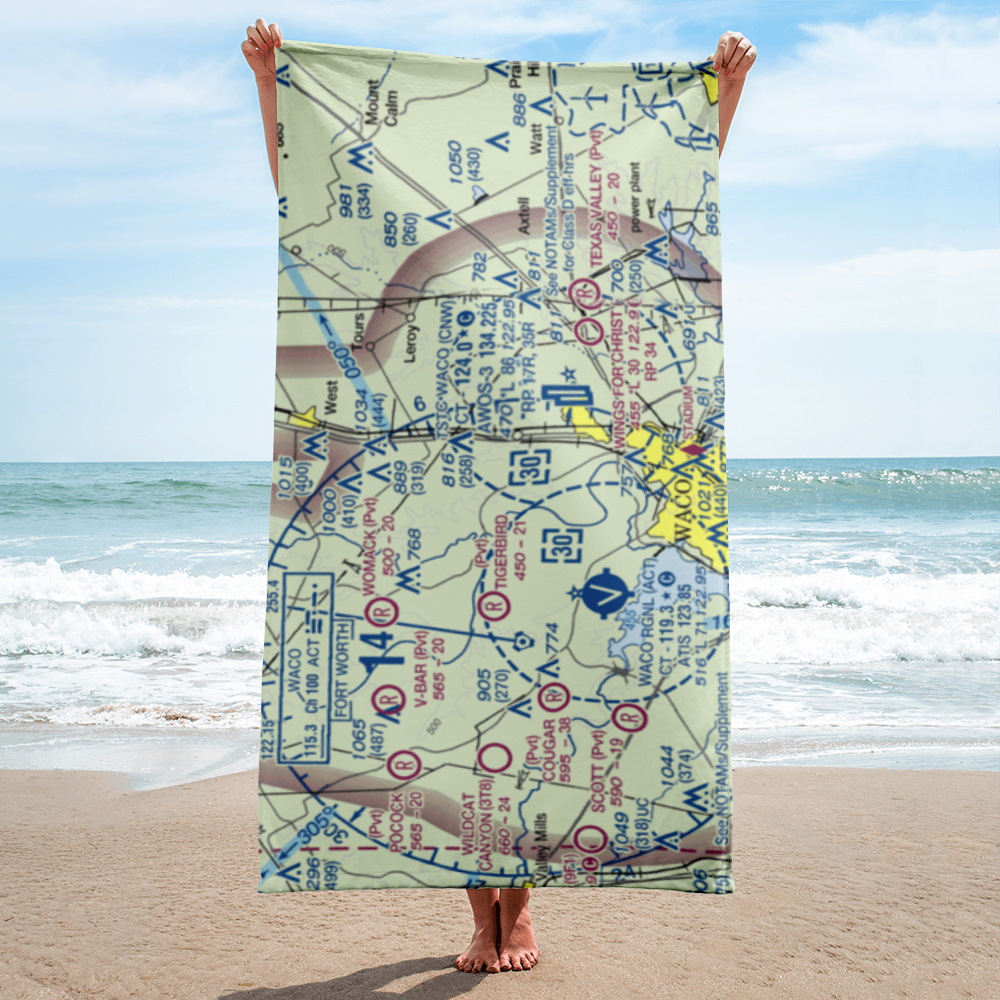 Hess Airport (US-0024) VFR Sectional Towel 