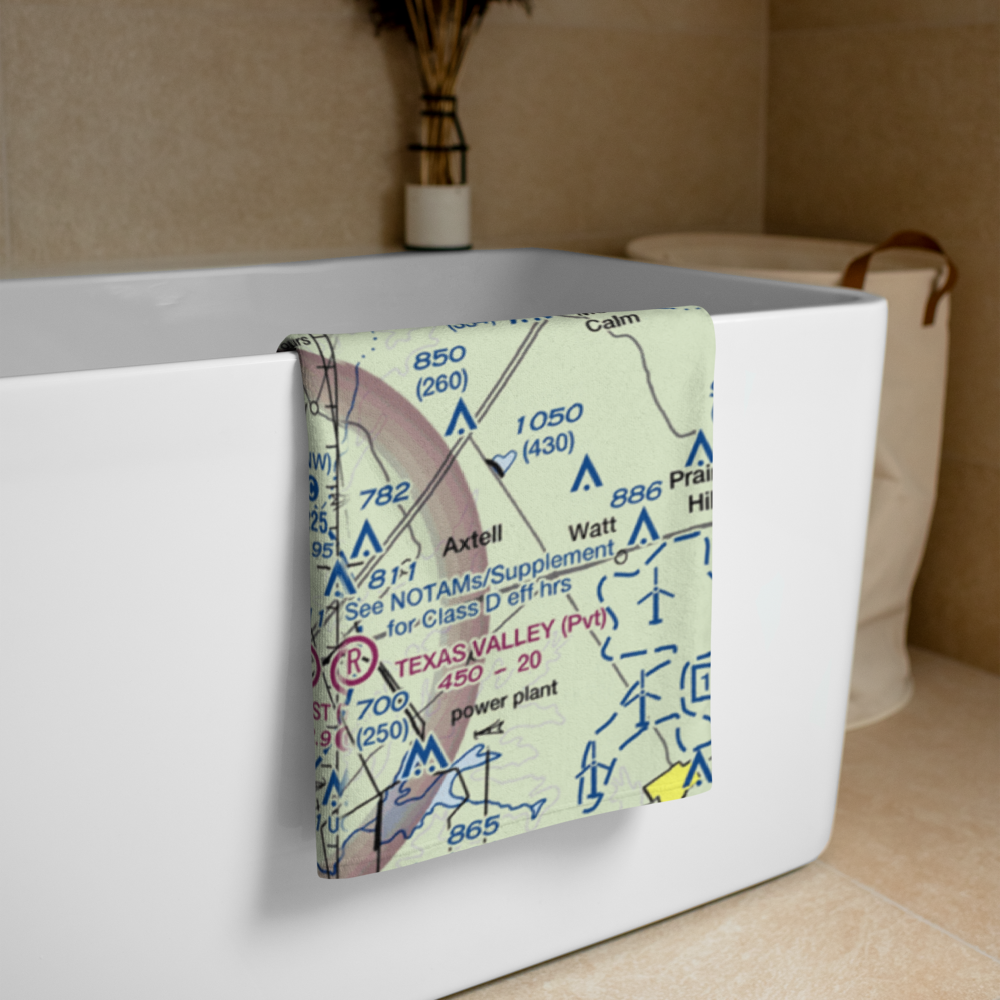 Hess Airport (US-0024) VFR Sectional Towel 