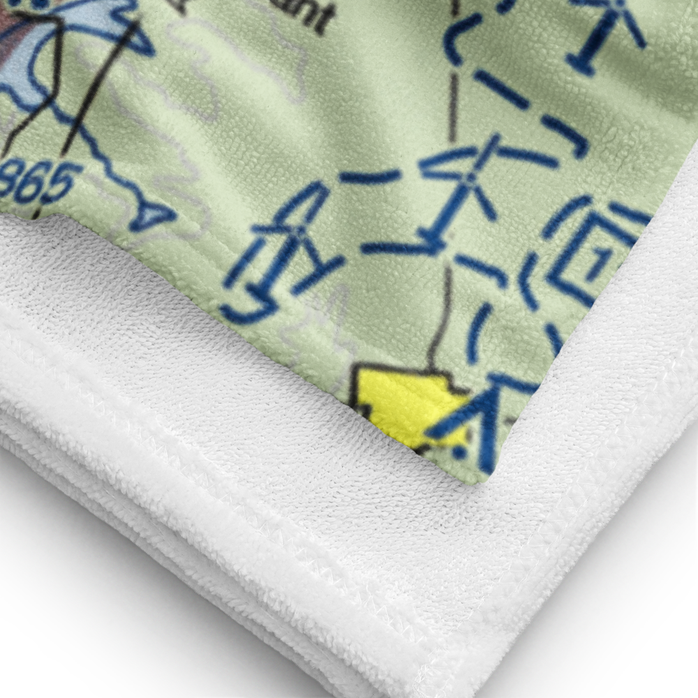 Hess Airport (US-0024) VFR Sectional Towel 