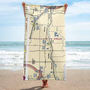 Hewetts Airport (US-0262) VFR Sectional Towel