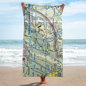 Hidden River Airport (89VA) VFR Sectional Towel