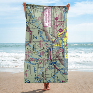 High Point Airport (3KS5) VFR Sectional Towel