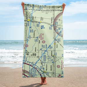 Hildreth Air Park (96IS) VFR Sectional Towel
