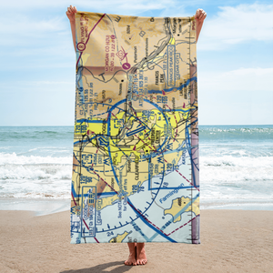 Hill Air Force Base (HIF) VFR Sectional Towel