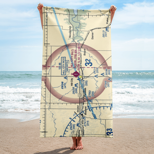 Hill City Municipal Airport (HLC) VFR Sectional Towel