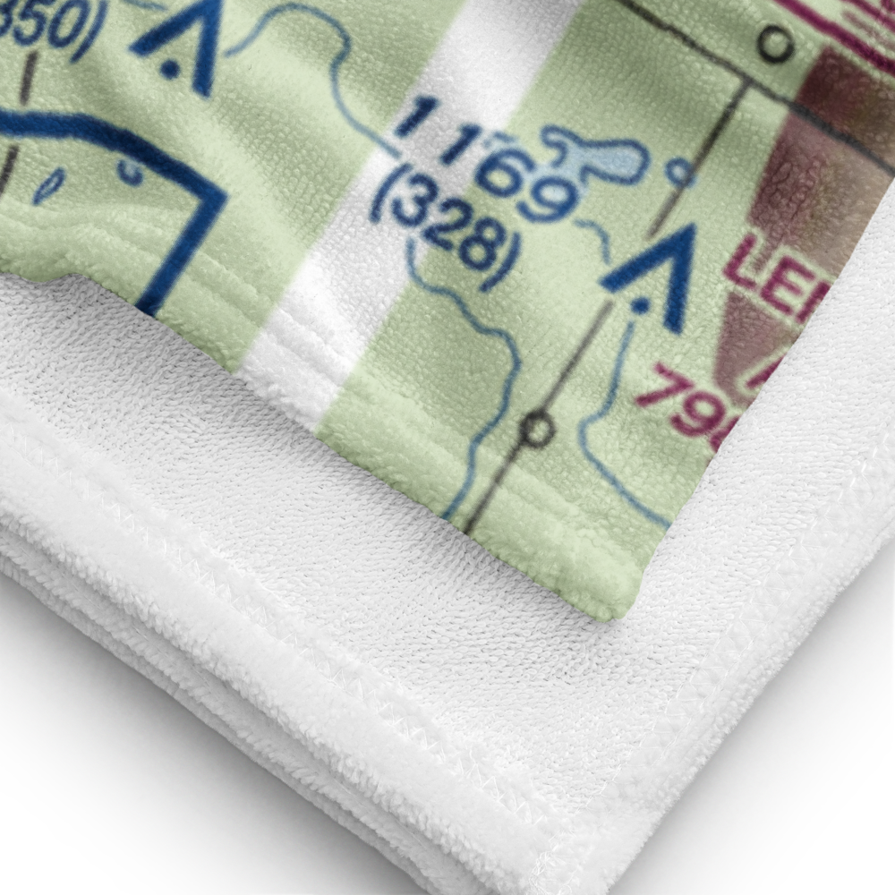 Hillsdale Municipal Airport (JYM) VFR Sectional Towel 