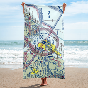 Hilton Head Airport (HXD) VFR Sectional Towel