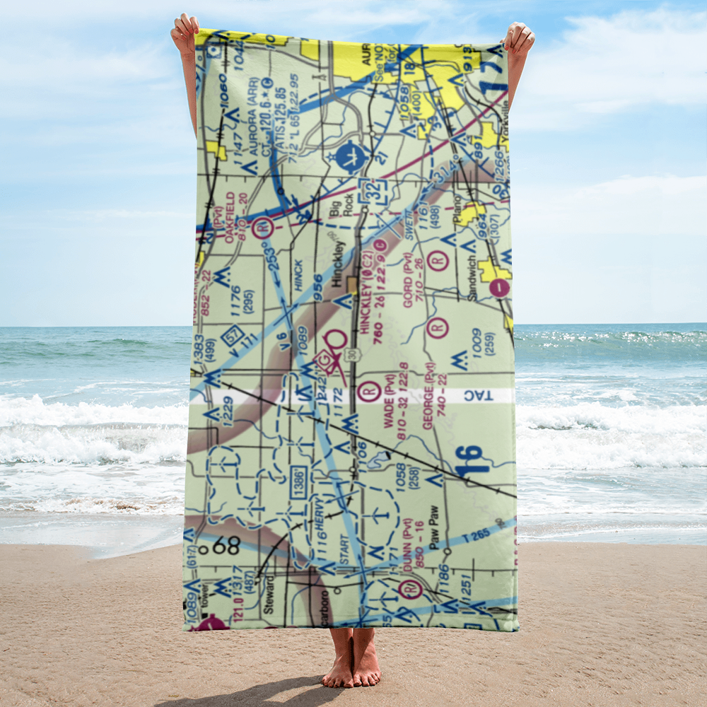 Hinckley Airport (0C2) VFR Sectional Towel 