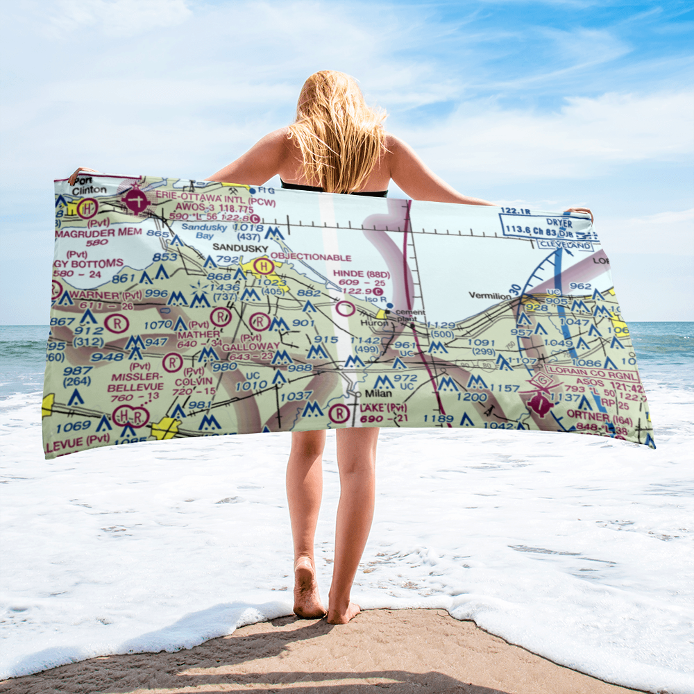 Hinde Airport (88D) VFR Sectional Towel 