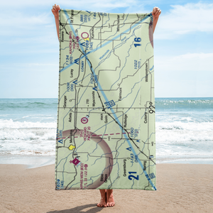Hines Airport (1MO7) VFR Sectional Towel