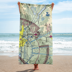 Hobby Field (77S) VFR Sectional Towel