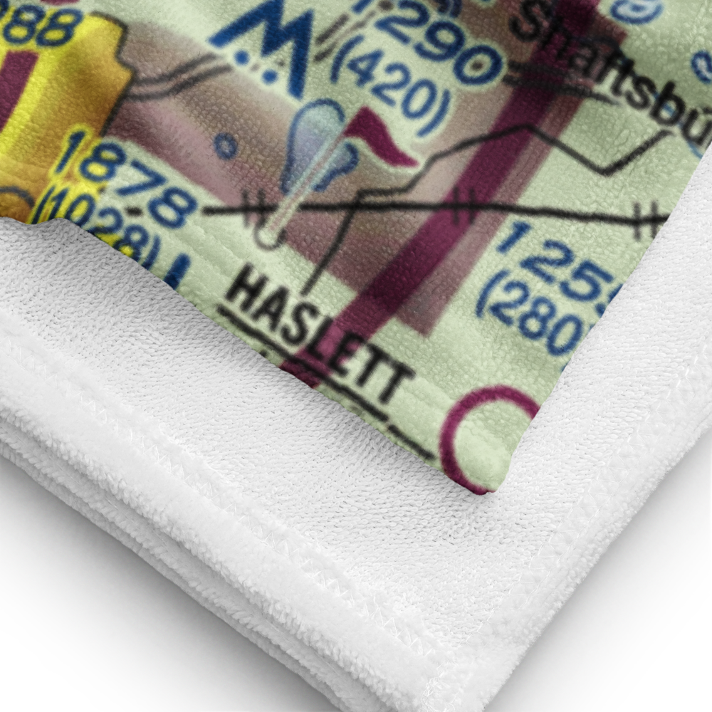 Hoerners Corners Airport (MI10) VFR Sectional Towel 