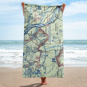 Hoff Airport (IA02) VFR Sectional Towel