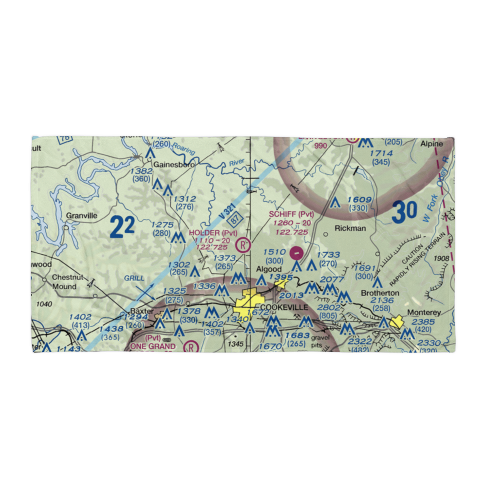 Holder Field (4TN6) VFR Sectional Towel 