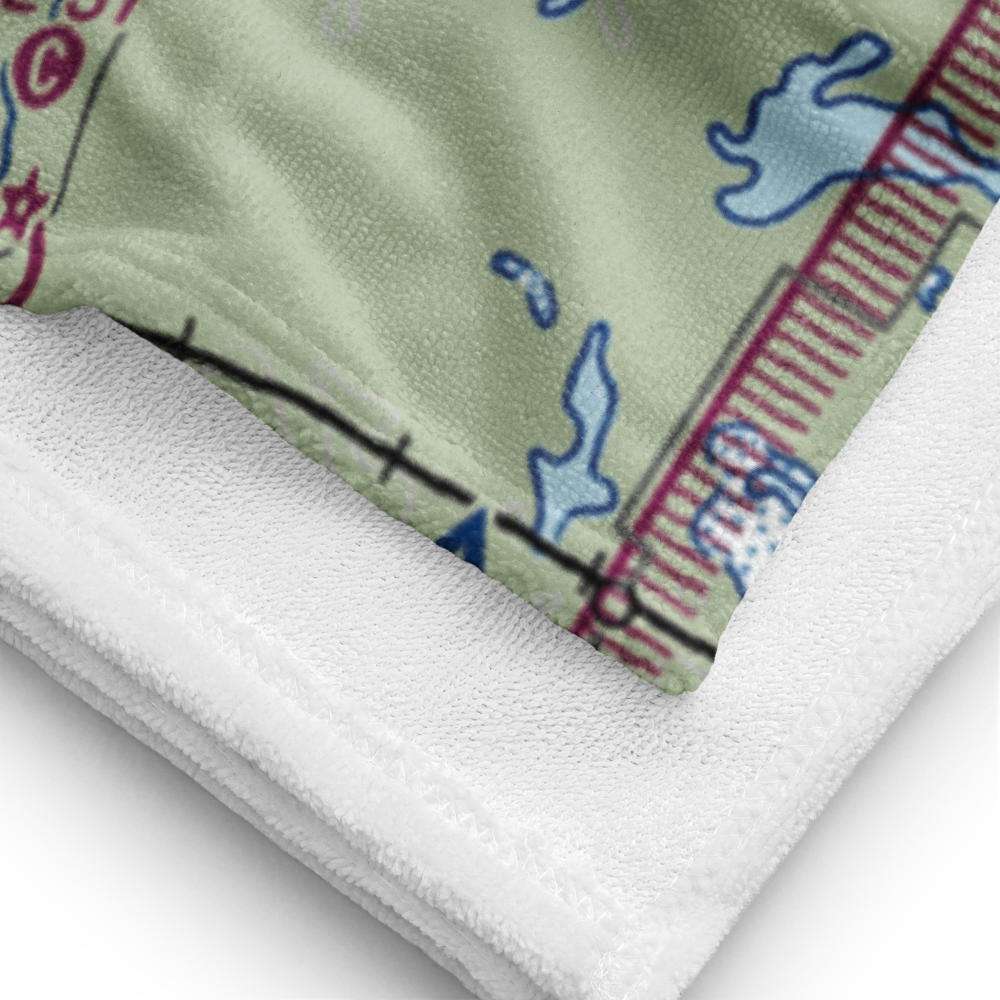 Holen Aerial Spray Airstrip (NA25) VFR Sectional Towel 