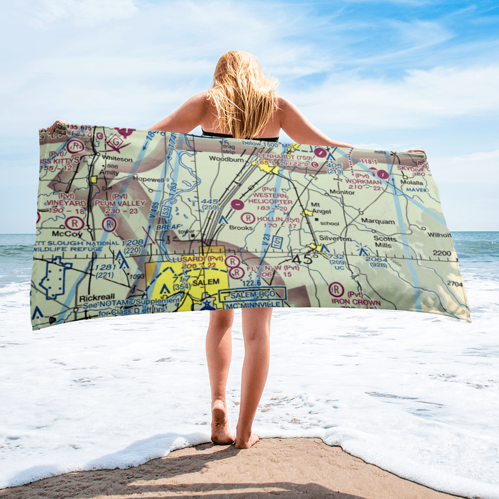 Hollin Airport (7OR7) VFR Sectional Towel 