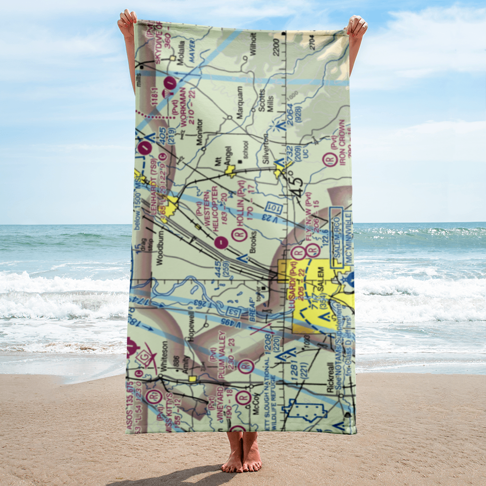 Hollin Airport (7OR7) VFR Sectional Towel 
