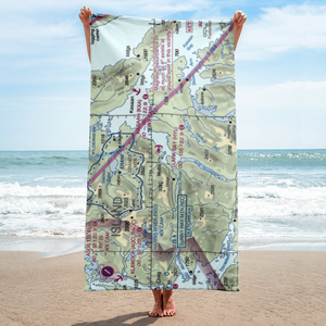 Hollis Clark Bay Seaplane Base (HYL) VFR Sectional Towel