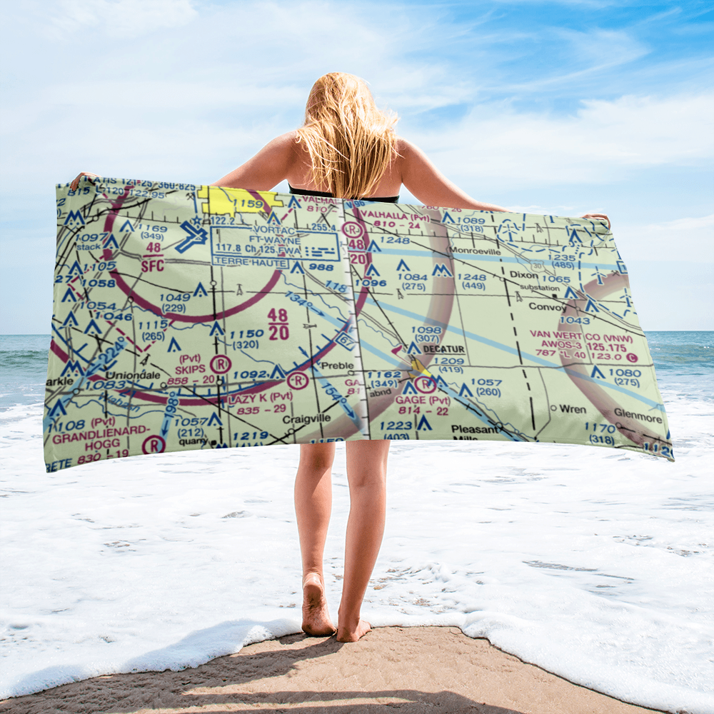 Holt Field (8II5) VFR Sectional Towel 