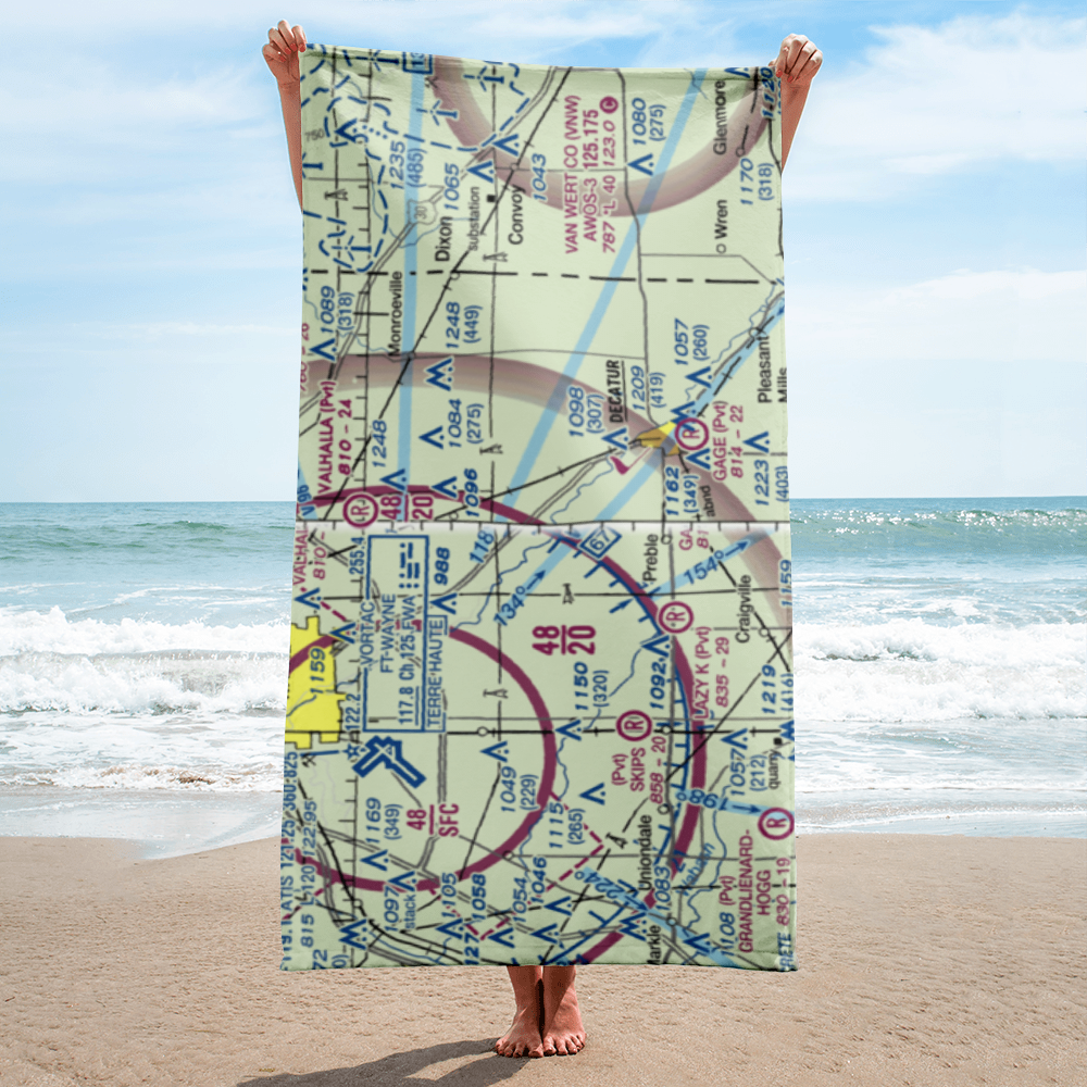 Holt Field (8II5) VFR Sectional Towel 