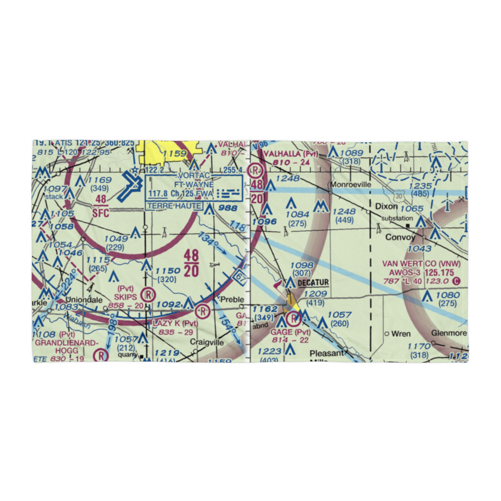 Holt Field (8II5) VFR Sectional Towel 