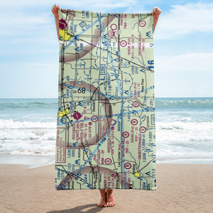 Home Free Airport (3IL7) VFR Sectional Towel