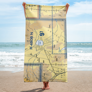 Homey (Area 51) Airport (KXTA) VFR Sectional Towel