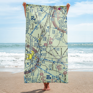 Hood Field (66NC) VFR Sectional Towel