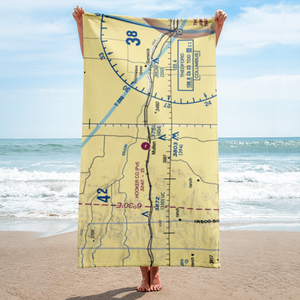 Hooker County Airport (84NE) VFR Sectional Towel